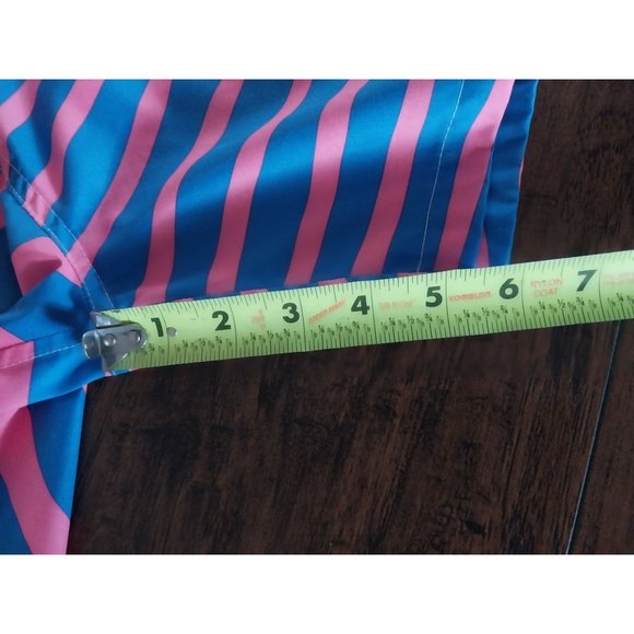 Boardies Apparel Swim Trunks Board Shorts Blue Pink Striped Men's sz XL - Picture 10 of 10